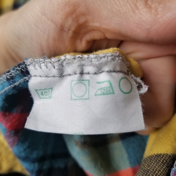 Vintage Sears men's plaid flannel button down top - Picture 5 of 10